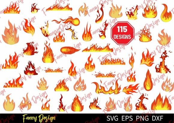 289 Flame Svg Designs & Graphics