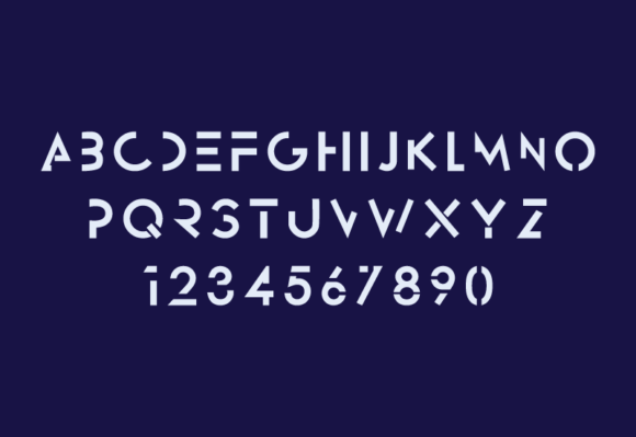 Futurist Font - Preview 2