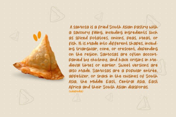 Hello Samosa Font - Preview 1