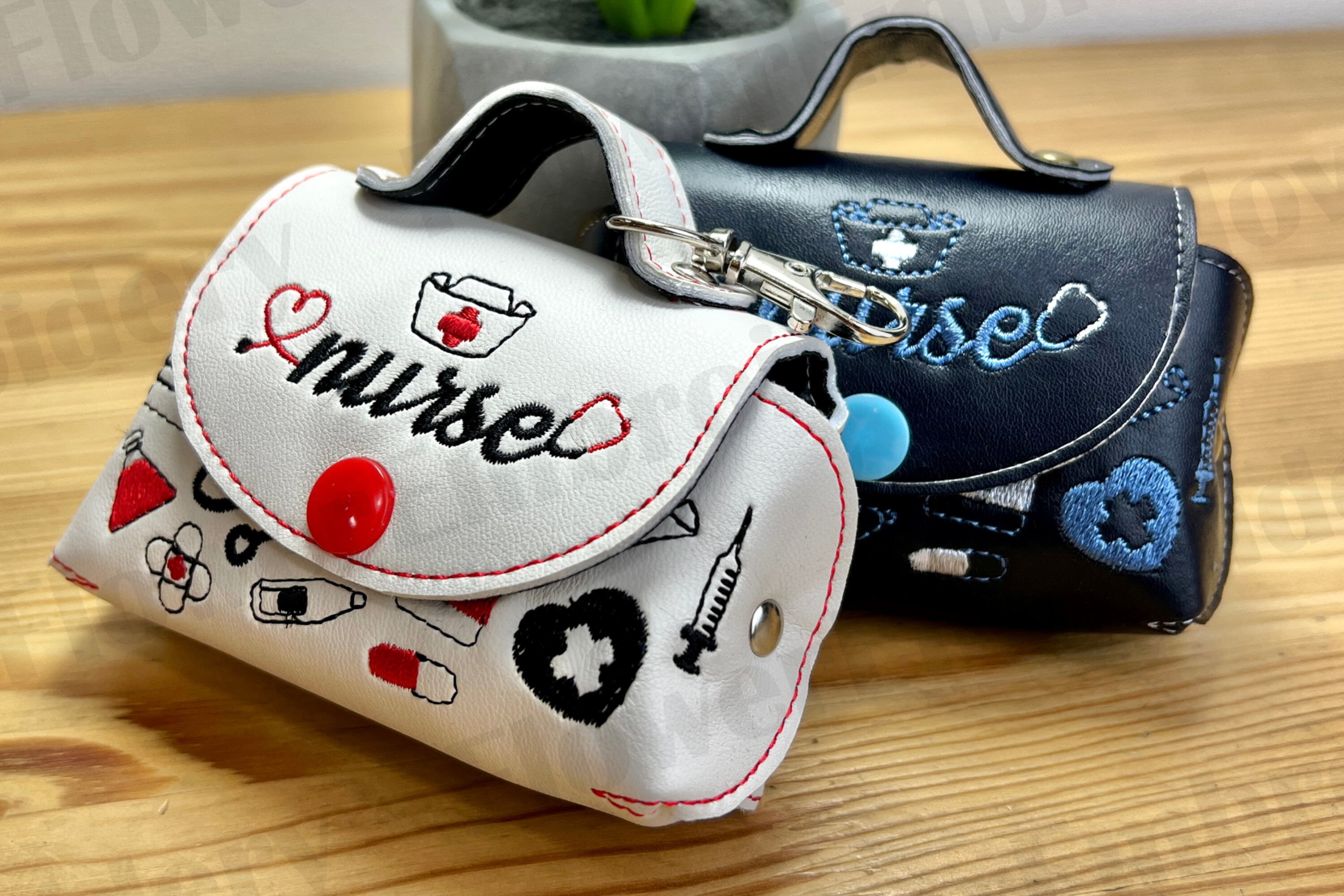 ITH Mini Bag Nurse Embroidery Designs