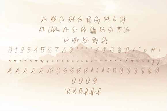 Kalmoste Font PNG with transparent background - Preview 4