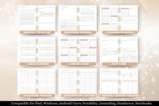 Minimalist Undated Digital Planner Graphic by Tas Creative Studio ...