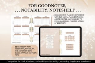 Minimalist Undated Digital Planner Graphic by Tas Creative Studio ...