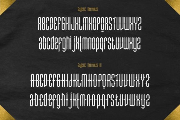 Obsidis Font PNG with transparent background - Preview 6