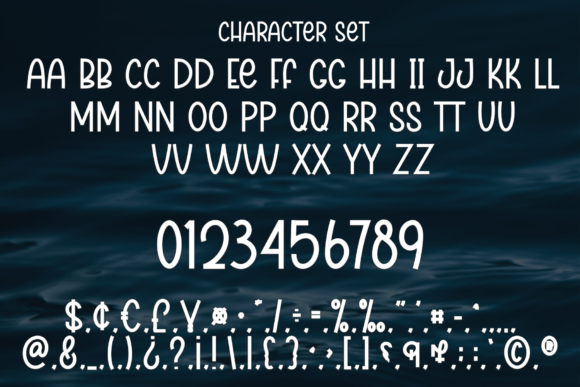People Beach Font PNG with transparent background - Preview 4