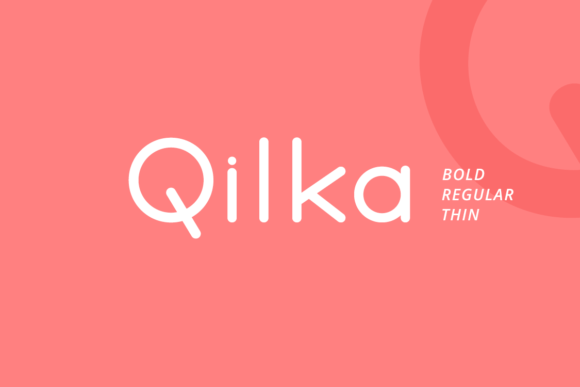 Qilka Font PNG with transparent background - Preview 2