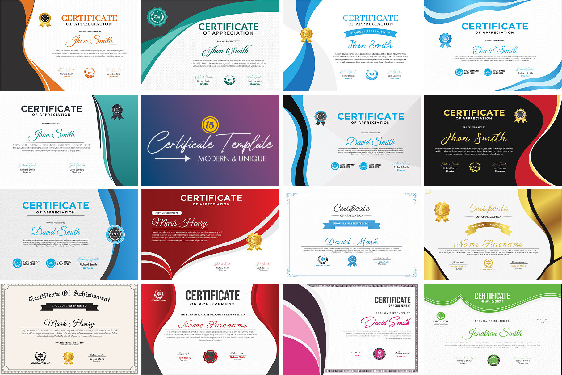 Realistic Luxury Certificate Design Graphic by mristudio · Creative Fabrica