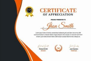 Realistic Luxury Certificate Design Graphic by mristudio · Creative Fabrica