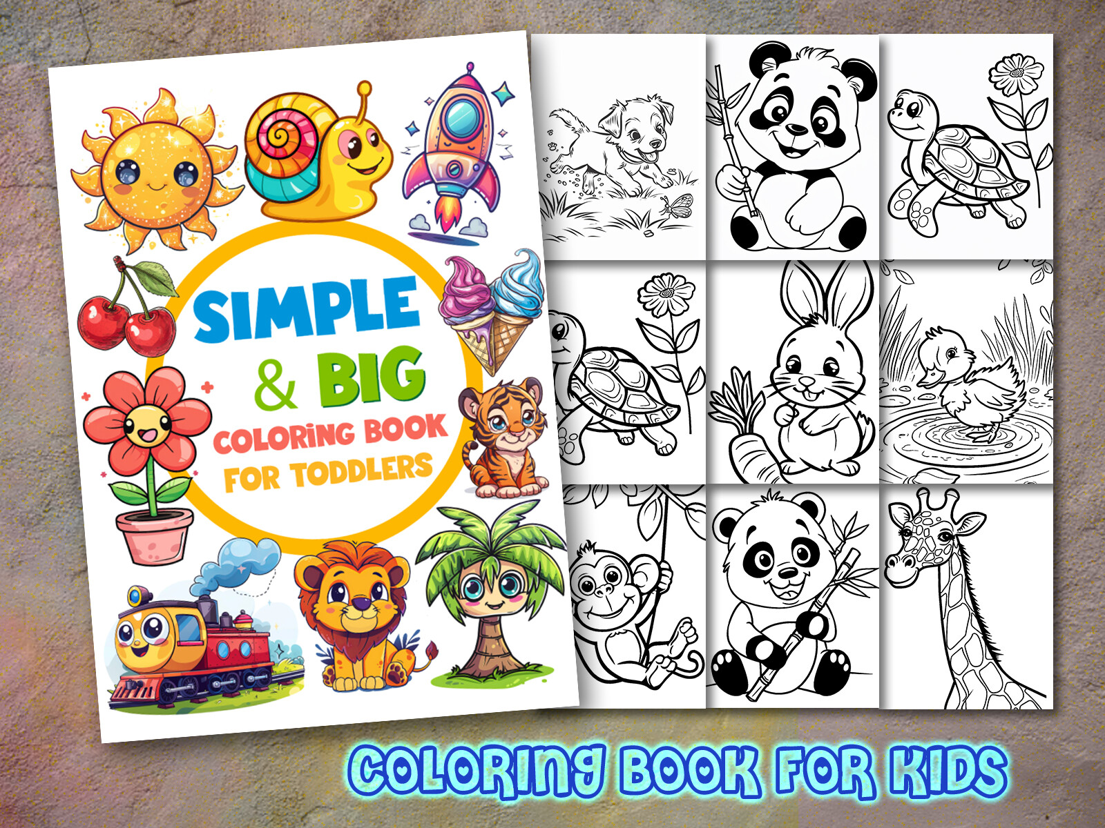 Toddler Coloring Pages and Coloring Book