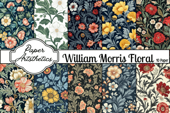 William Morris Digital Paper Pattern