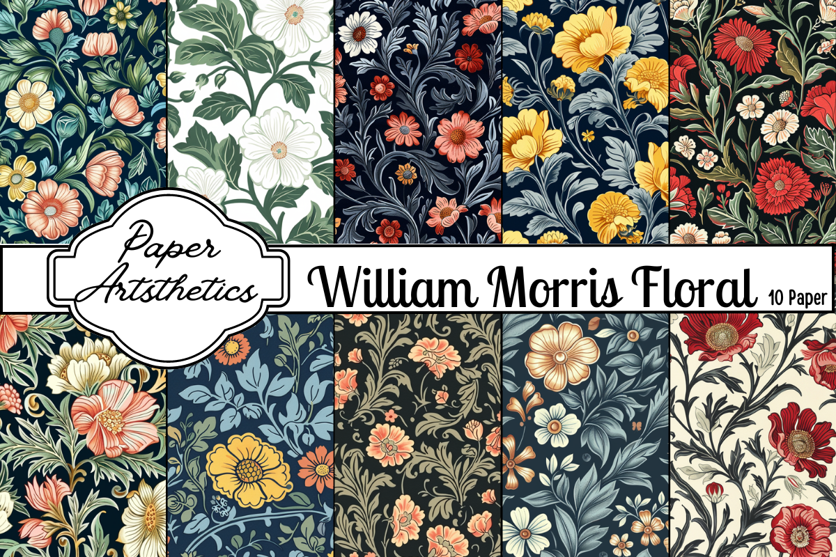William Morris Digital Paper Pattern