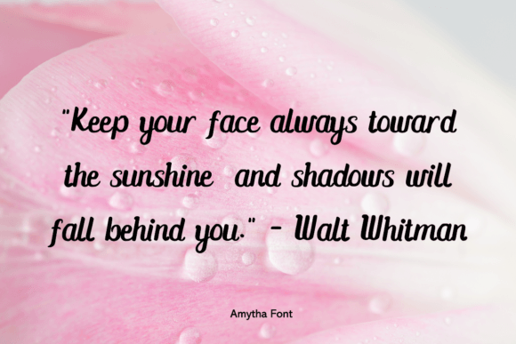 Amytha Font - Preview 3