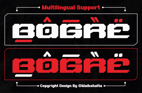 Bogre Font - Preview 3