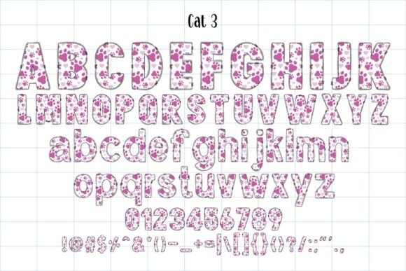 Cat Font - Preview 3
