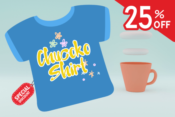 Chucoko Font PNG with transparent background - Preview 2