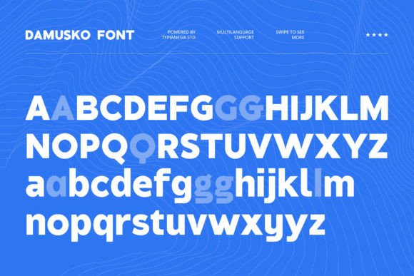 Damusko Font - Preview 1