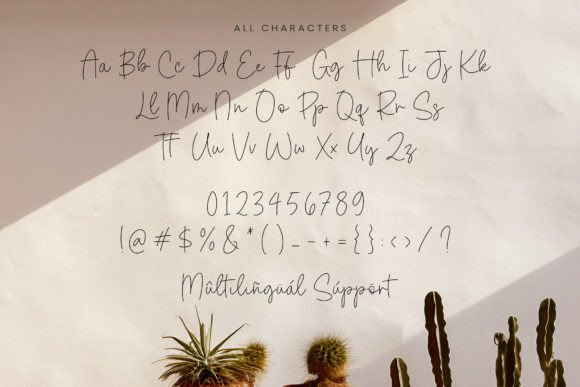 Dandelion Harvest Font PNG with transparent background - Preview 5