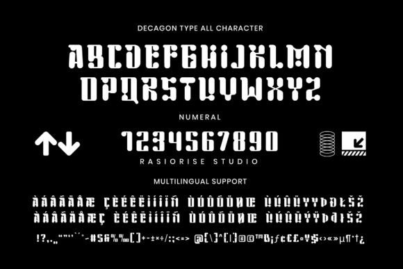 Decagon Type Font - Preview 1