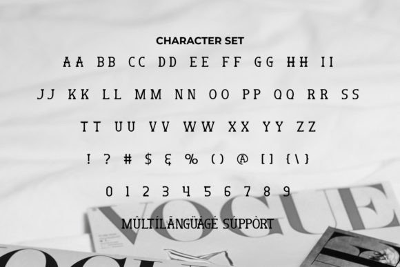 Empty Megazine Font - Preview 4