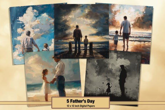 Father and Children Junk Journal Pages 1
