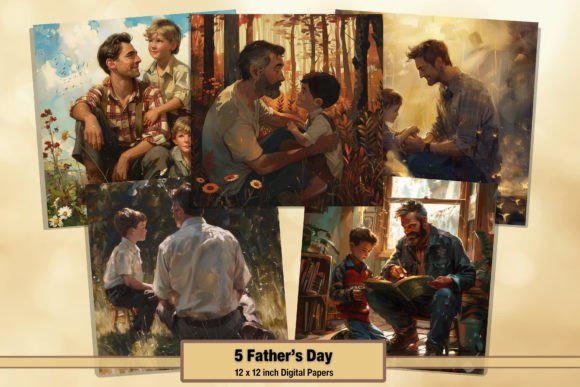 Father's Day Printable Papers Pack 20