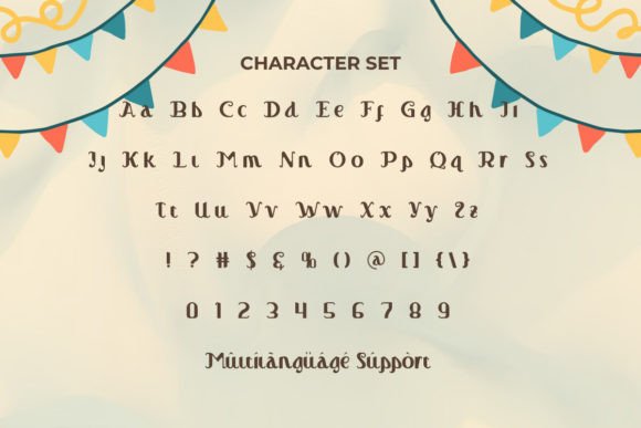 Festival Day Font PNG with transparent background - Preview 4