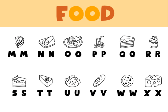 Food Font - Preview 2