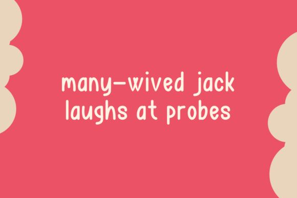 Goula Muanes Font PNG with transparent background - Preview 4