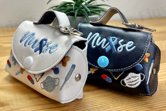 ITH Mini Bag Nurse Embroidery Designs