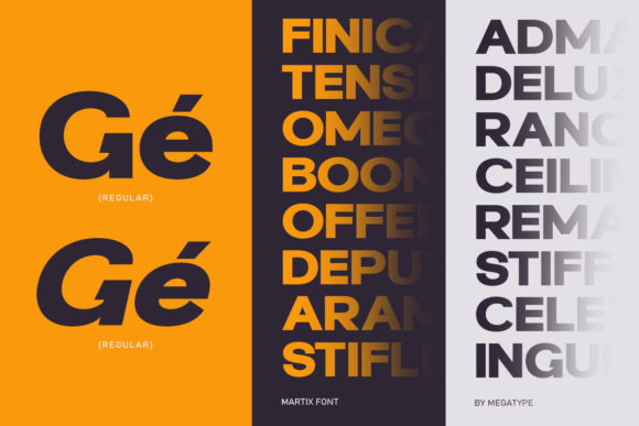 Martix Sans Serif Font PNG with transparent background - Preview 6