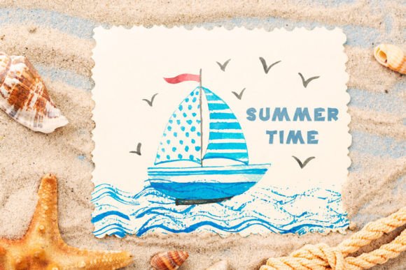 Ocean Serries Font PNG with transparent background - Preview 2