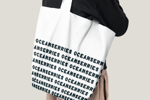 Ocean Serries Font PNG with transparent background - Preview 6
