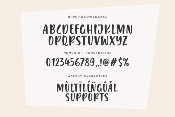 Raspberry Candy Font PNG with transparent background - Preview 5
