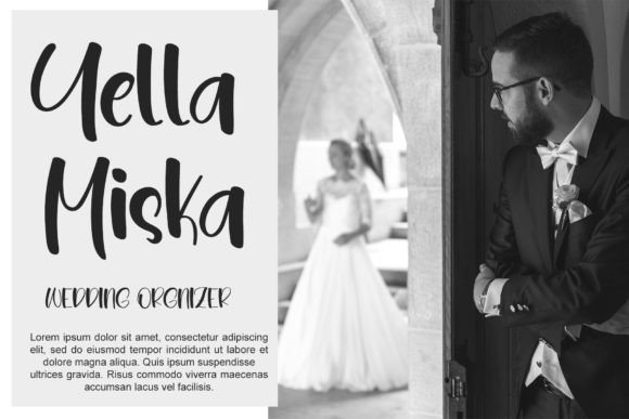 Retro Wedding Font PNG with transparent background - Preview 3