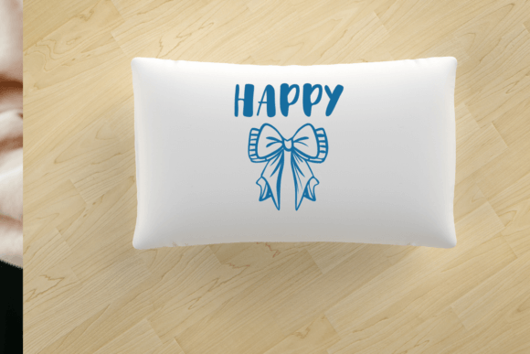 Ribbon Bow Font PNG with transparent background - Preview 5
