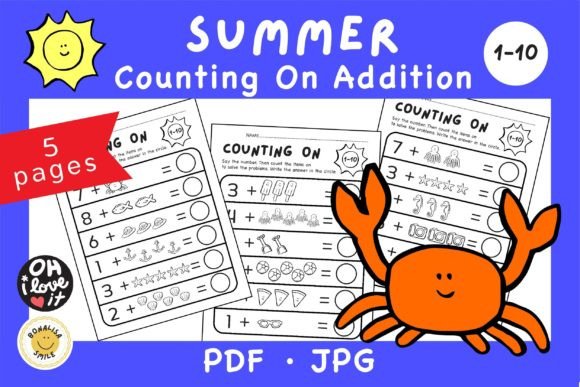 SUMMER Counting on Addition Up to 10
