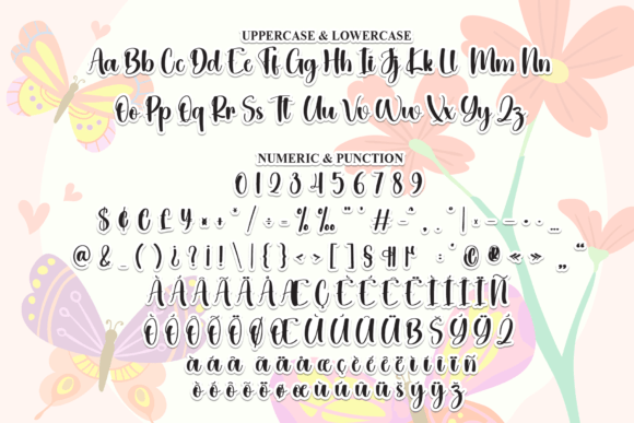 Butterfly Font - Preview 6