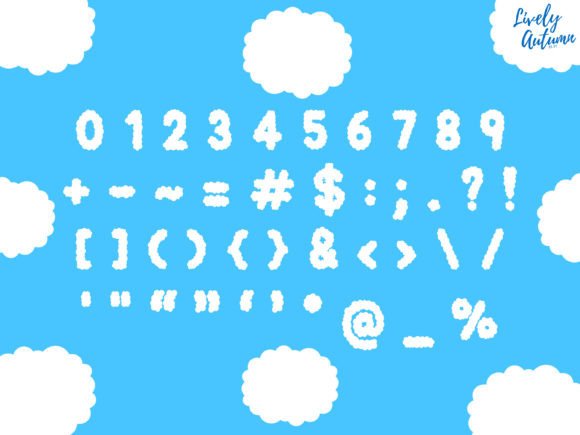 Cloudy Font - Preview 2