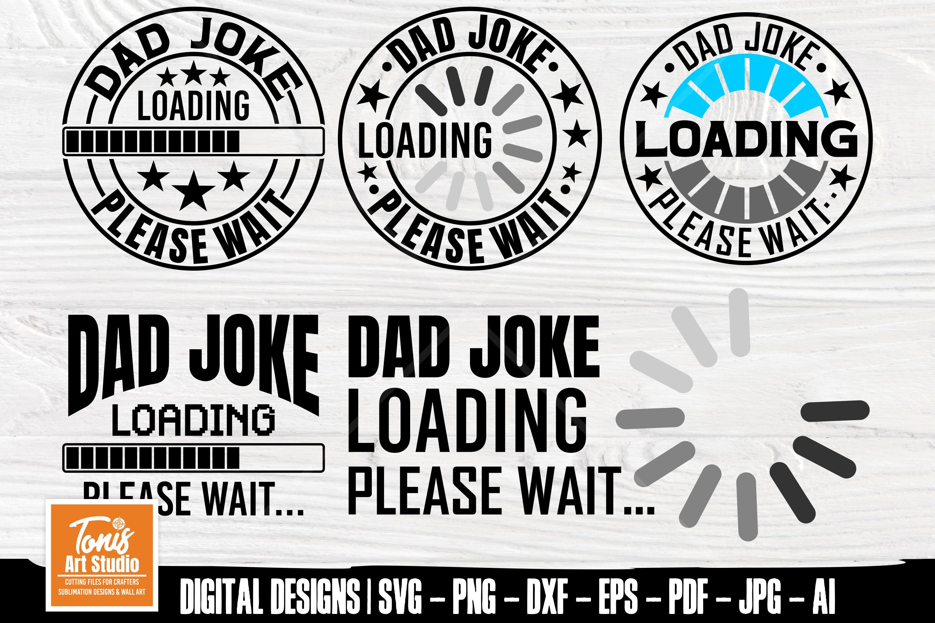 Dad Joke Loading SVG | Funny Dad SVG