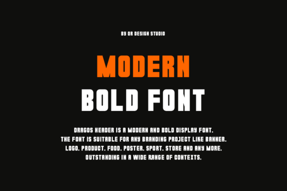 Dragos Header Font - Preview 2