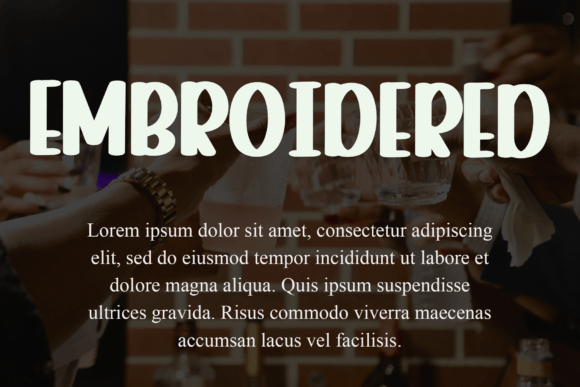 Drinking Font - Preview 6