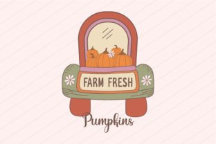 Fall Vibes Pumpkin Autumn Retro Svg Png Graphic by Svg Box · Creative ...