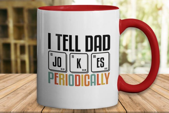 Father's Day SVG Design,I Tell Dad Illustration Artisanat Par Shampad Kumar