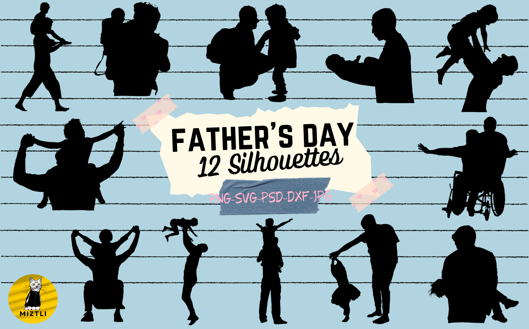 Father's Day Silhouettes