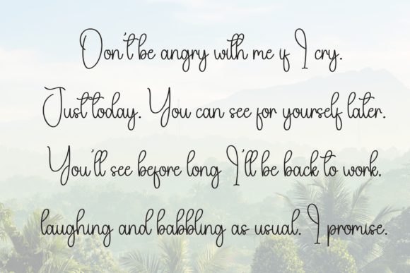 Greathing Font PNG with transparent background - Preview 5