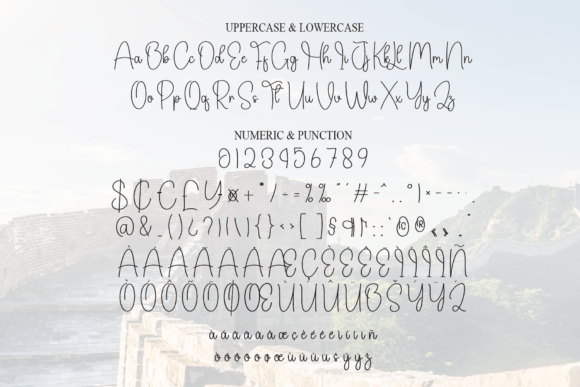 Greathing Font PNG with transparent background - Preview 6