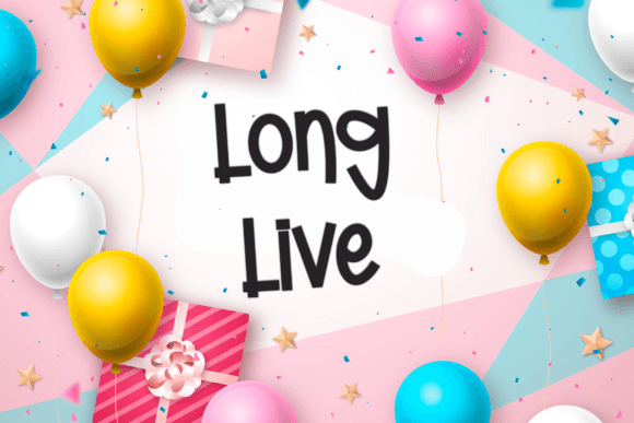 Happy Birthday Font - Preview 3