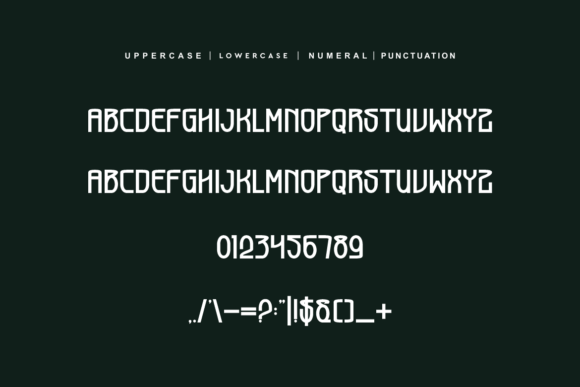 Hengako Font PNG with transparent background - Preview 3