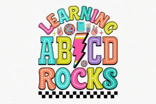 Learning ABCD Rocks Graphic by NexaArt · Creative Fabrica