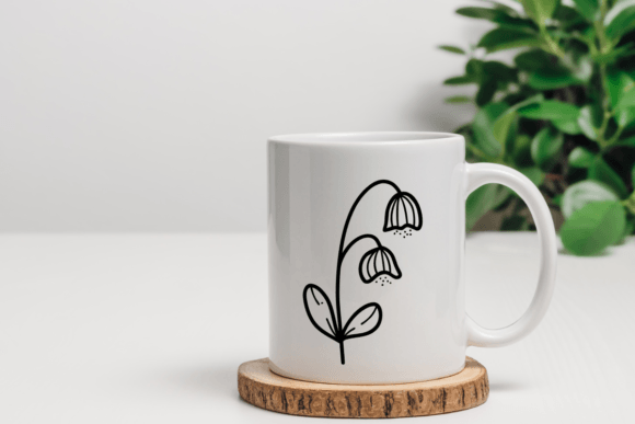 Planner Flower Font PNG with transparent background - Preview 5